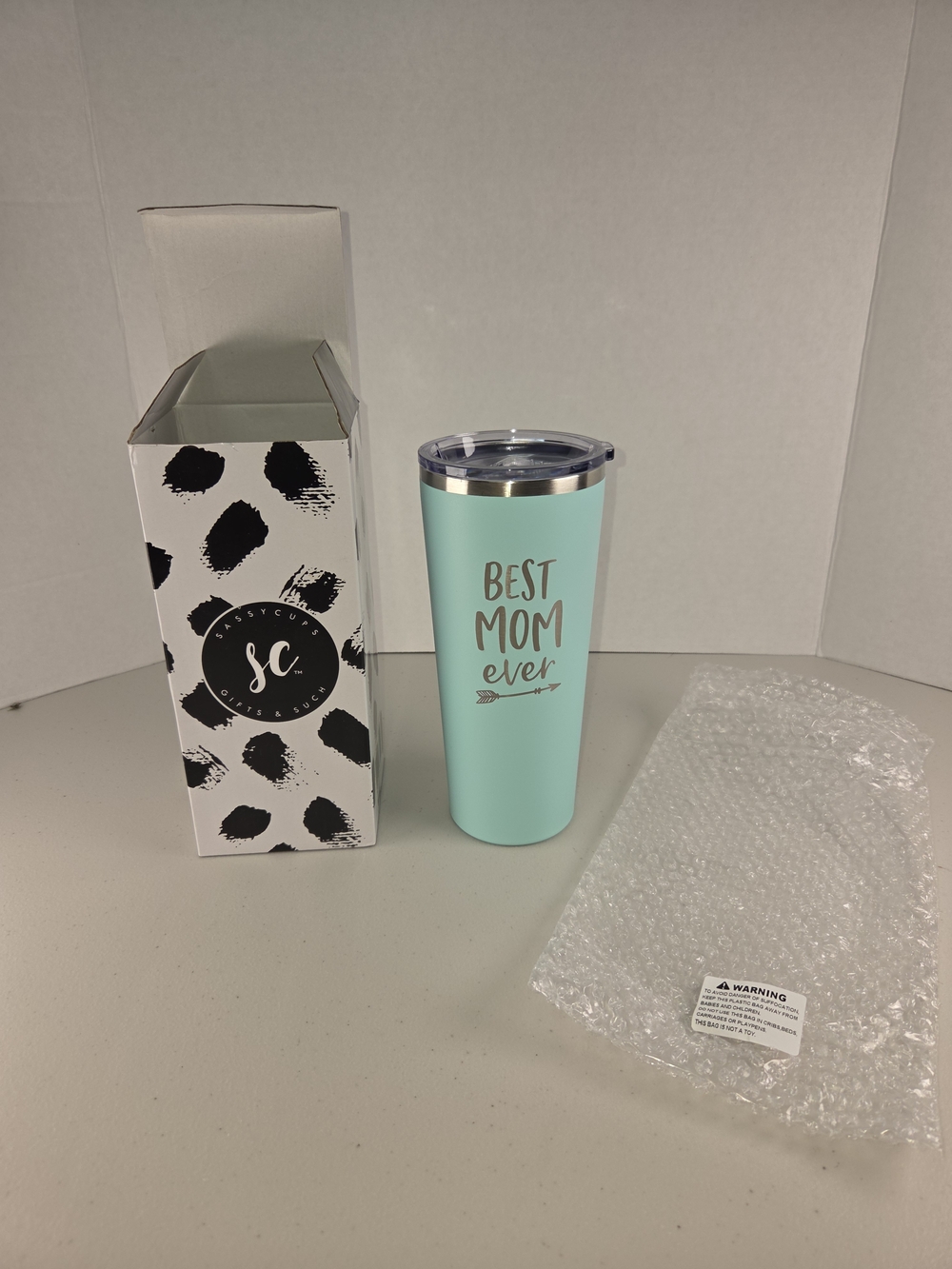 Brand New In Box Best Mom Ever Mint Travel Tumbler